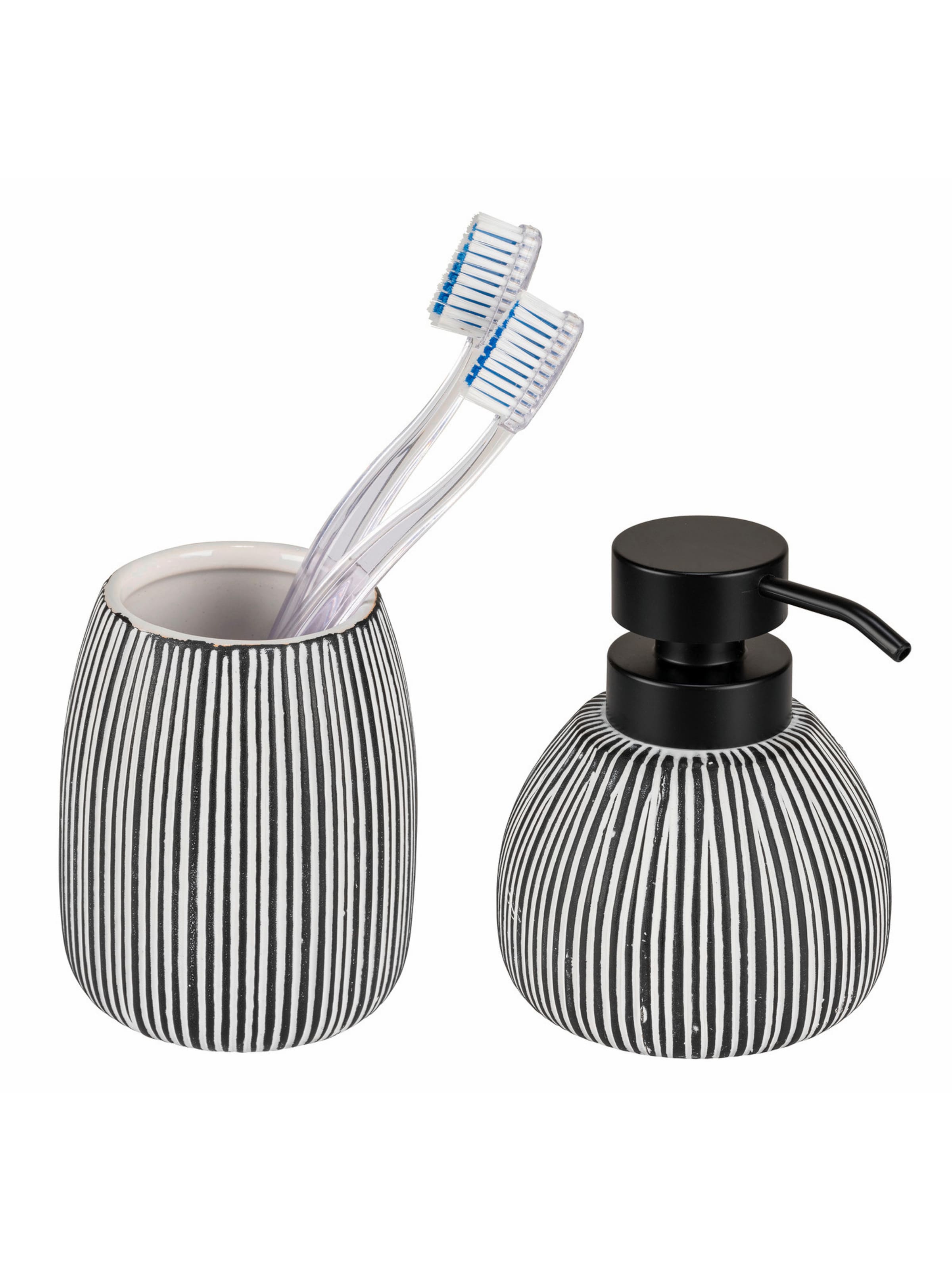 Wenko Bathroom Set in Black
