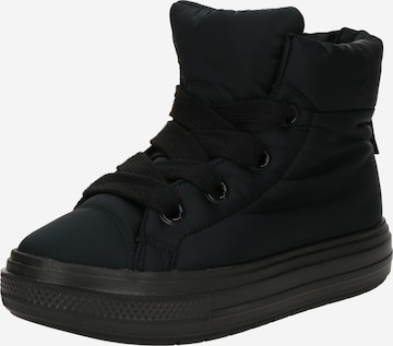 CONVERSE Nauhabootsit värissä musta: etupuoli