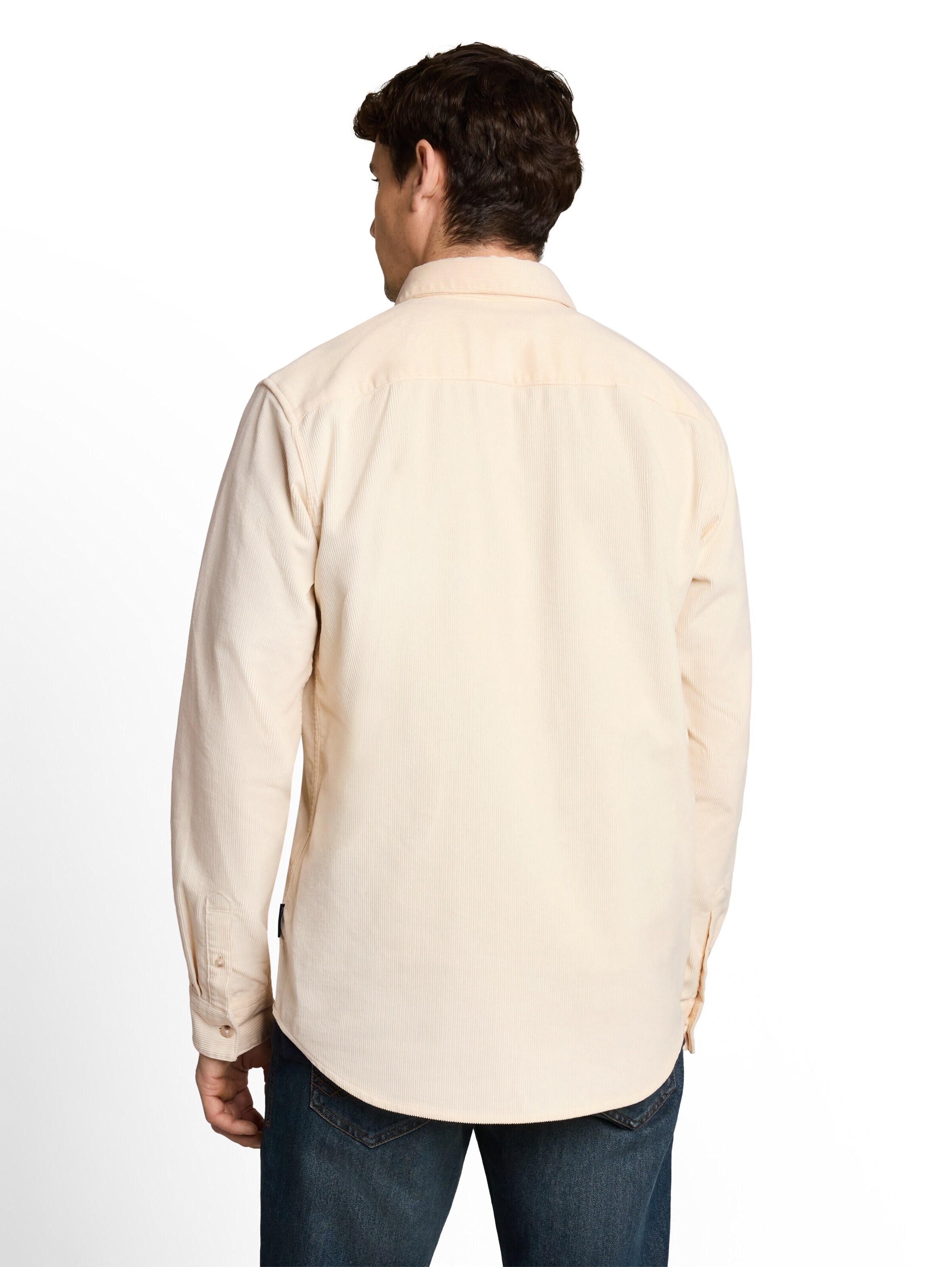 TOM TAILOR Regular fit Overhemd in Beige