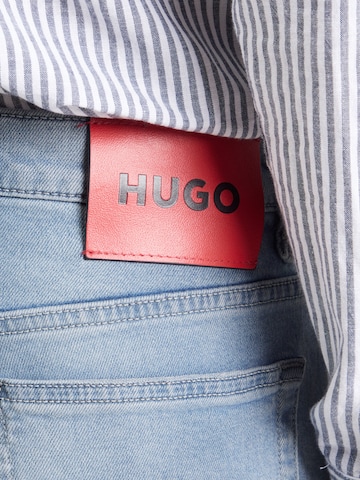 HUGO regular Τζιν '708' σε μπλε