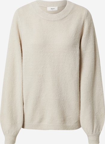 Pull-over OBJECT en gris : devant