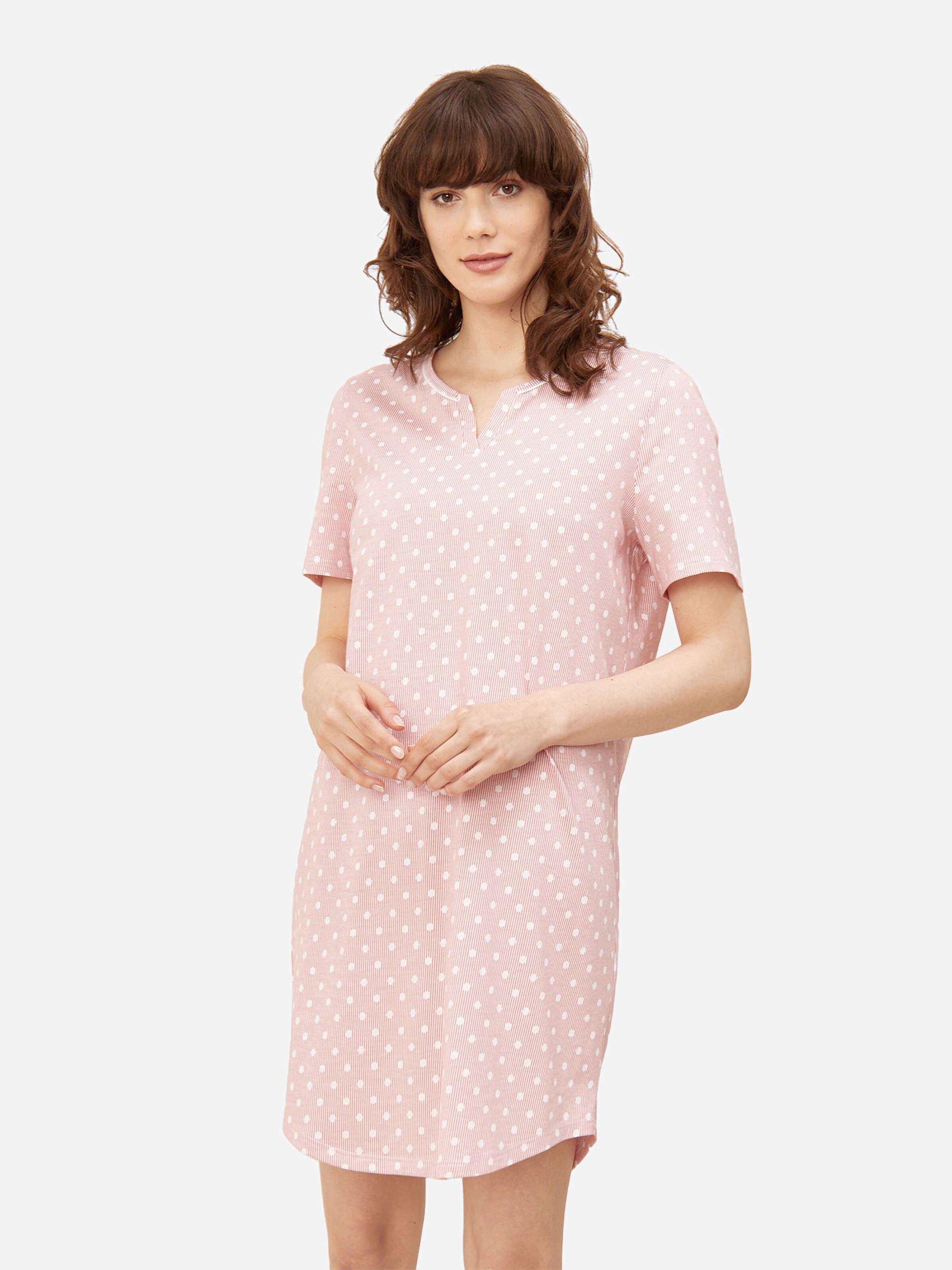 Rösch Nachthemd ' Mustermix ' in Pink: Vorderseite