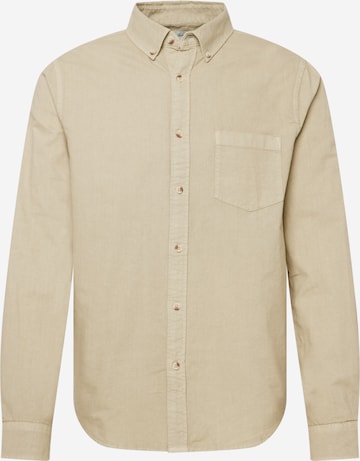 Cotton On Regular Fit Hemd 'MAYFAIR' in Beige: predná strana