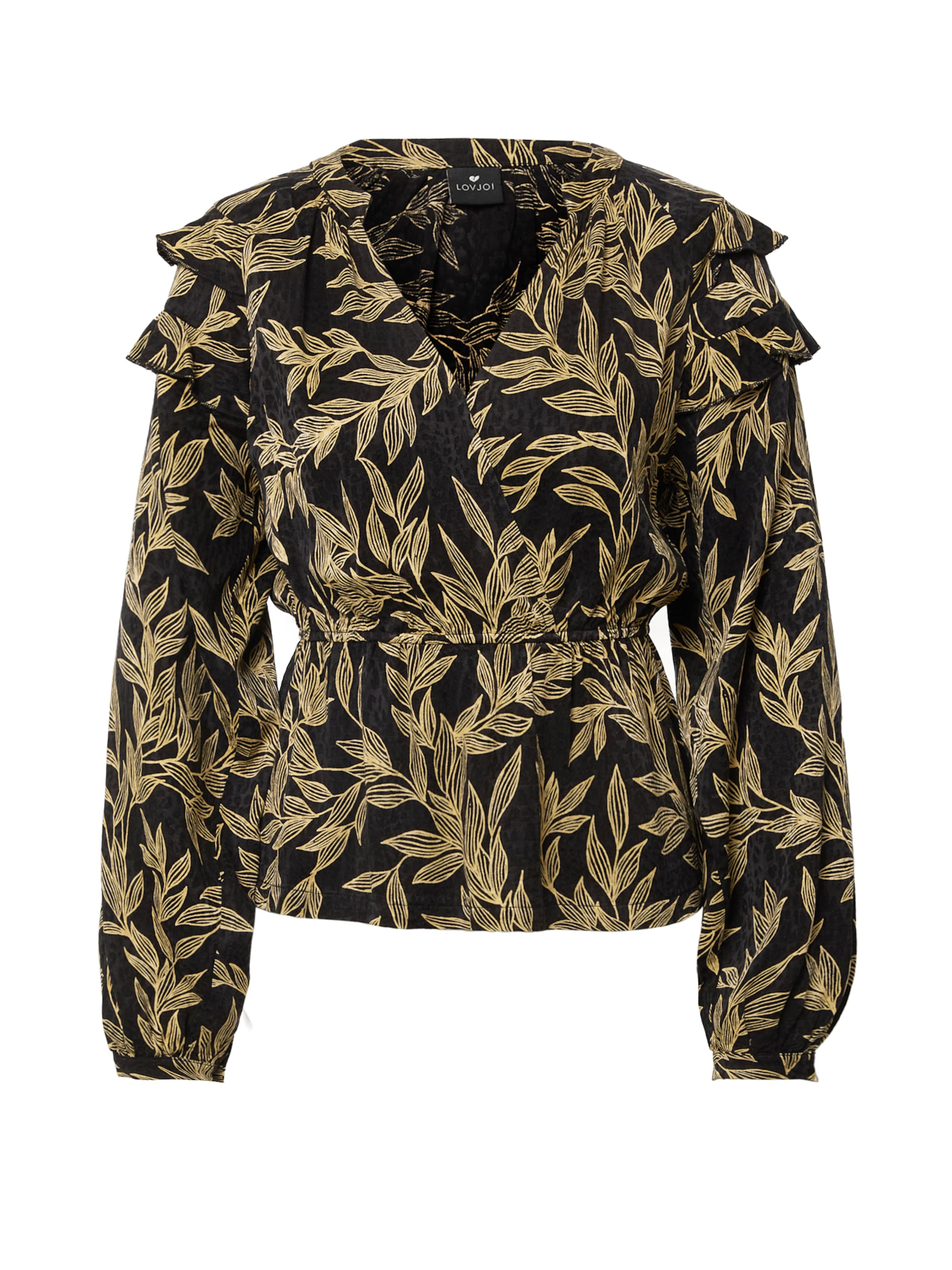 LOVJOI Pluus 'MARILIN', värv must: eest vaates