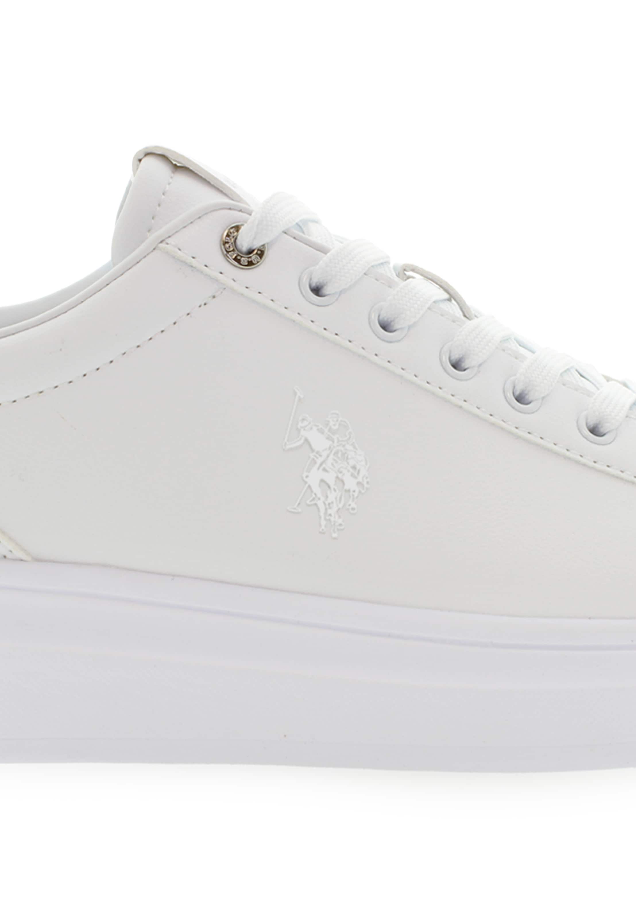 U.S. POLO ASSN. - Sapatilhas baixas 'Cody' em branco