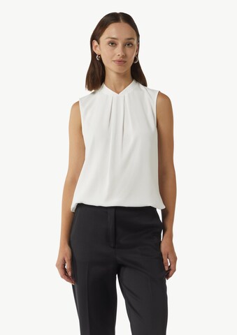 COMMA Blouse in Wit: voorkant