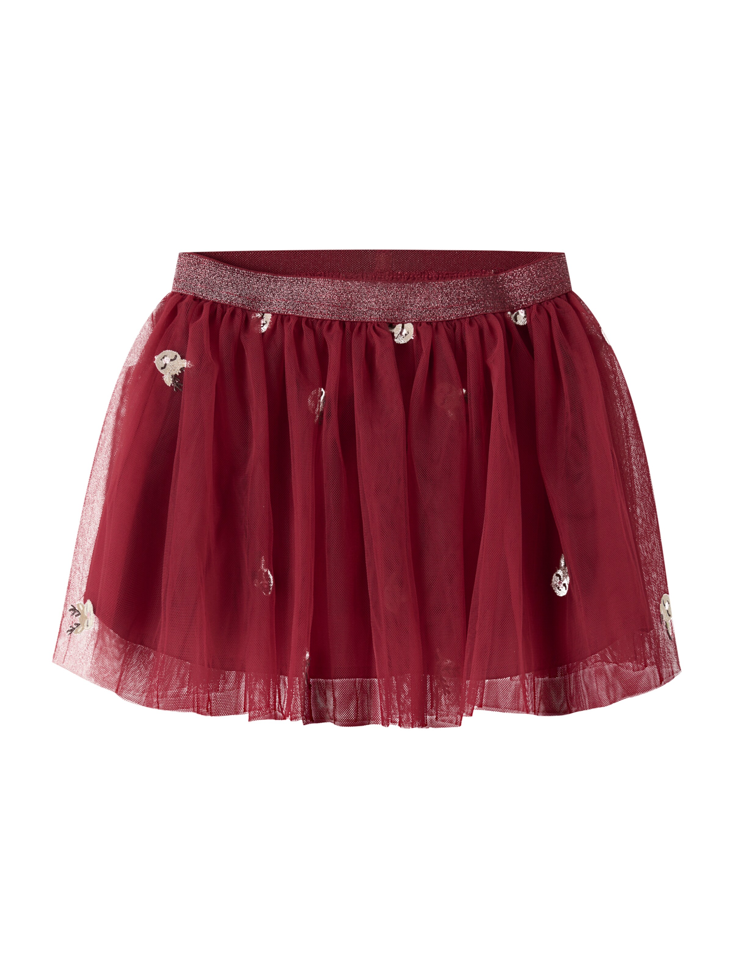 NAME IT Rok 'NMFVEROSS' in Rood: voorkant