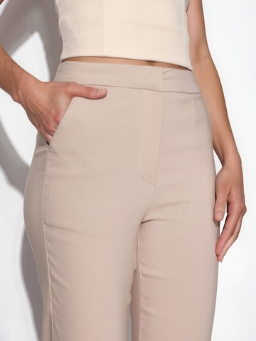 Regular Pantalon à plis Hiccup en beige