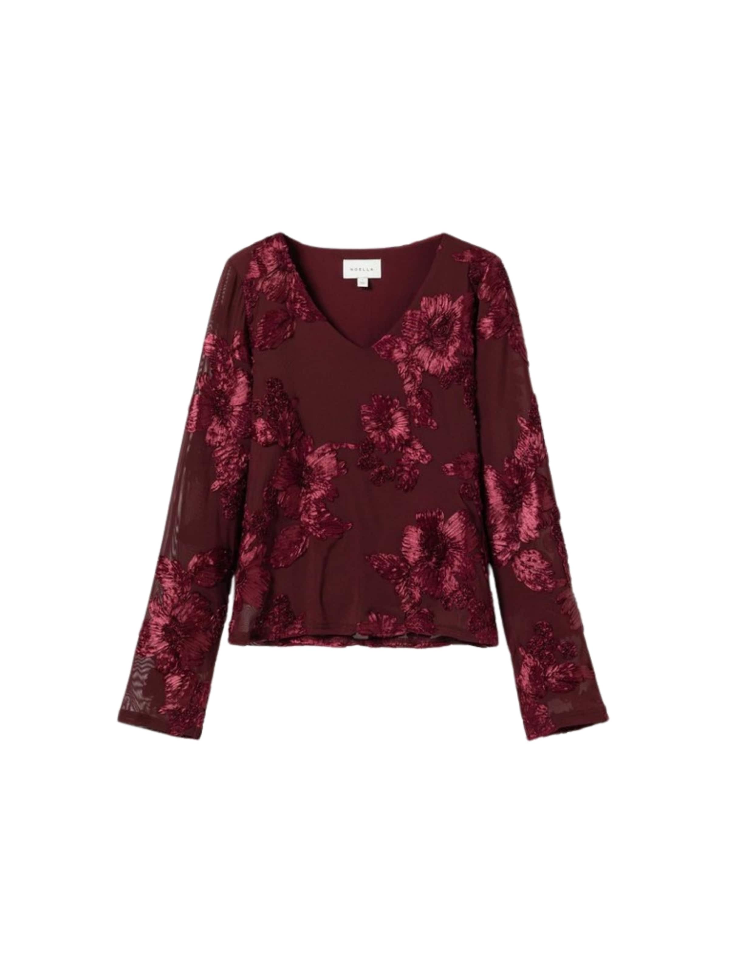 Top ' Lucille ' di Noella in rosso: frontale