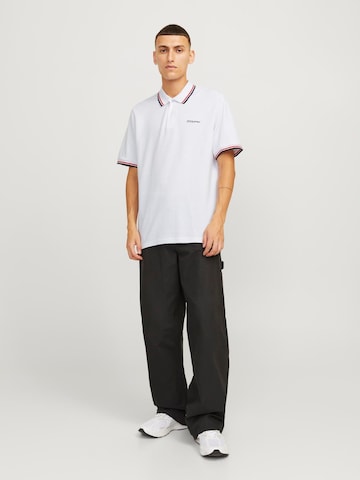 JACK & JONES Poloshirt 'JJCampa' in Weiß