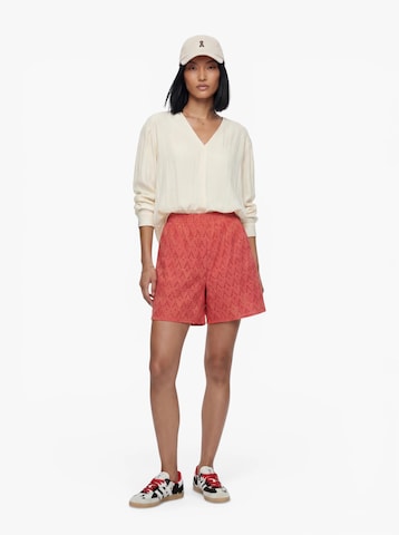 VILA Regular Pants 'VIAMALINA' in Pink