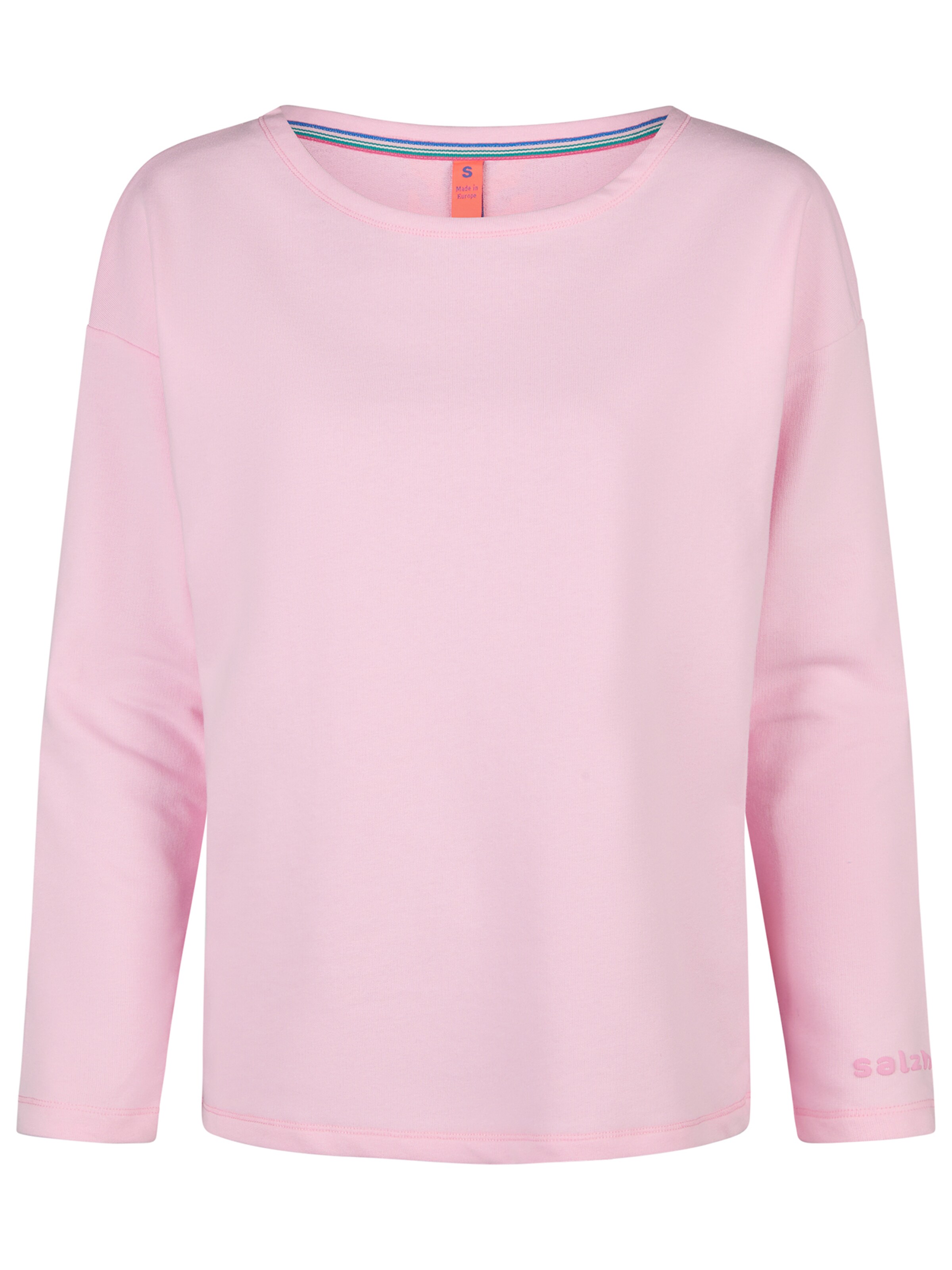 salzhaut Shirt 'UNNERWEGS' in Pink: Vorderseite