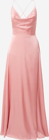 Unique Evening Dress in Pink: front