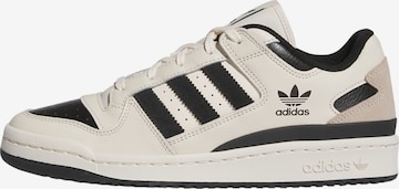 Baskets basses 'Forum' ADIDAS ORIGINALS en beige : devant