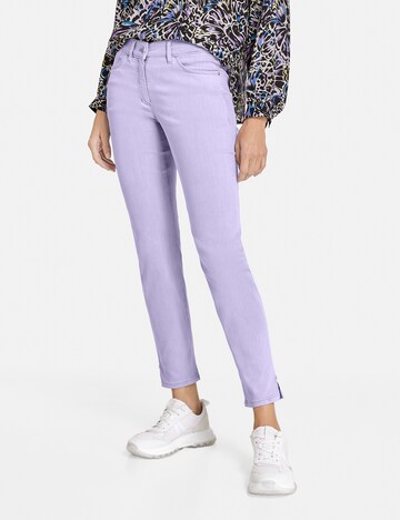 GERRY WEBER Skinny Jeans 'Best4me' i lila: framsida