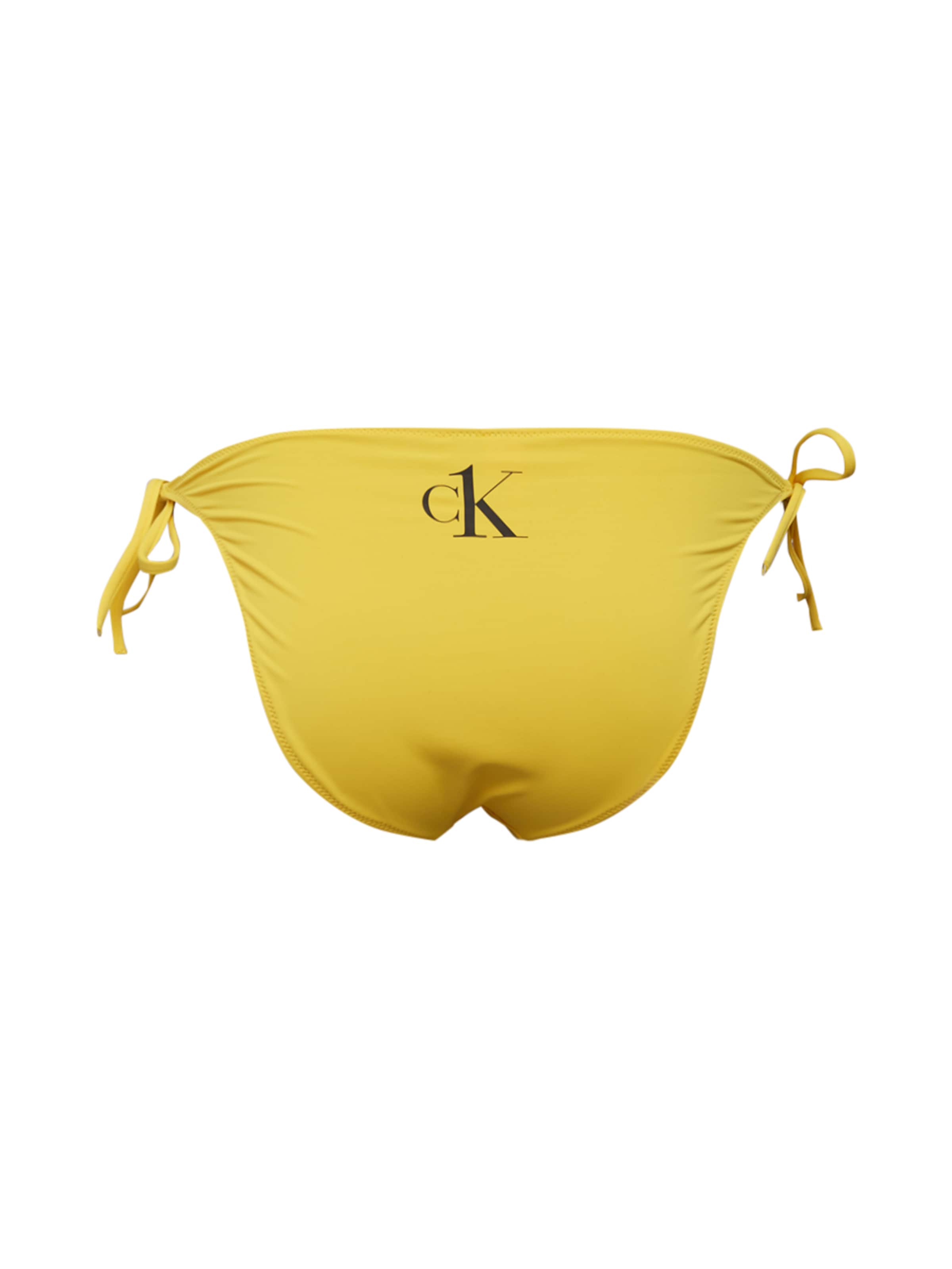 Slip bikini di Calvin Klein Swimwear Plus in giallo