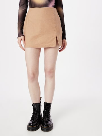 Abercrombie & Fitch Skirt in Brown: front