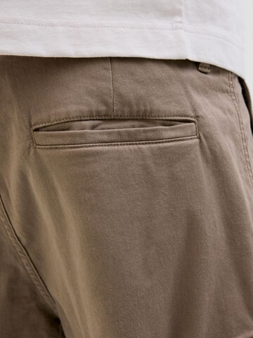 JACK & JONES Loosefit Cargobroek 'JPSTCole JJJonnie' in Bruin