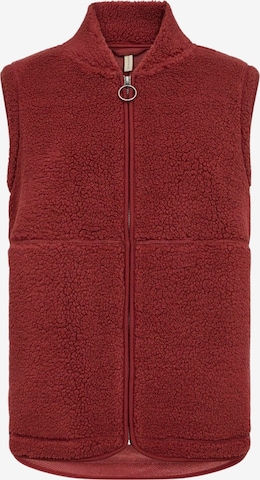 Soyaconcept Vest ' SC-ONYX ' in Red: front