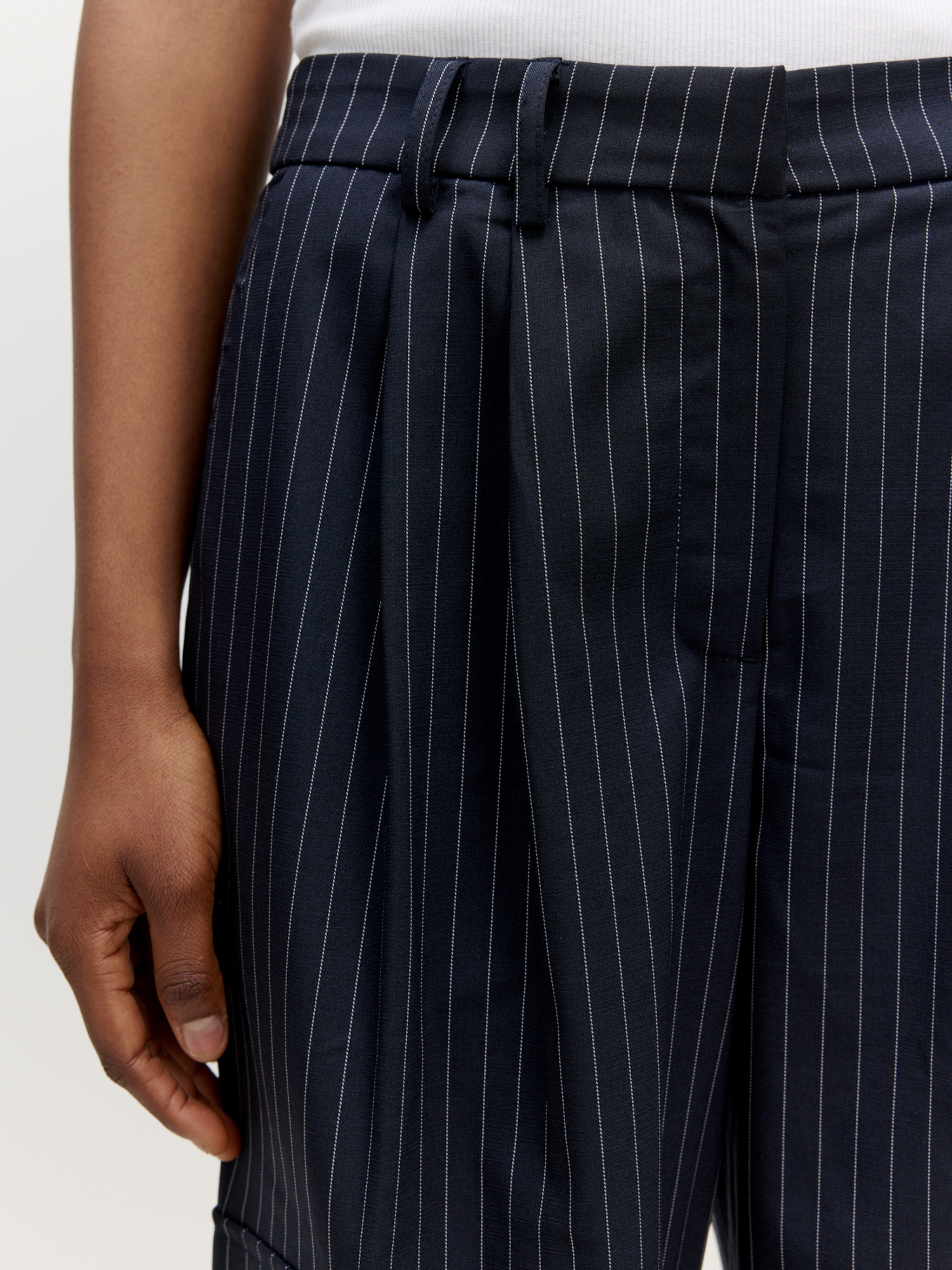 EDITED Producten Broek 'Eleanor' Navy