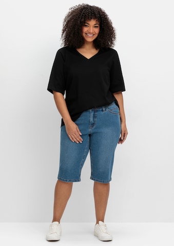 SHEEGO Regular Jeans in Blauw
