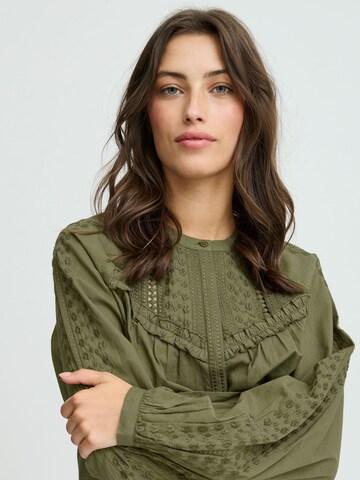 Chemisier 'Iulia' b.young en vert