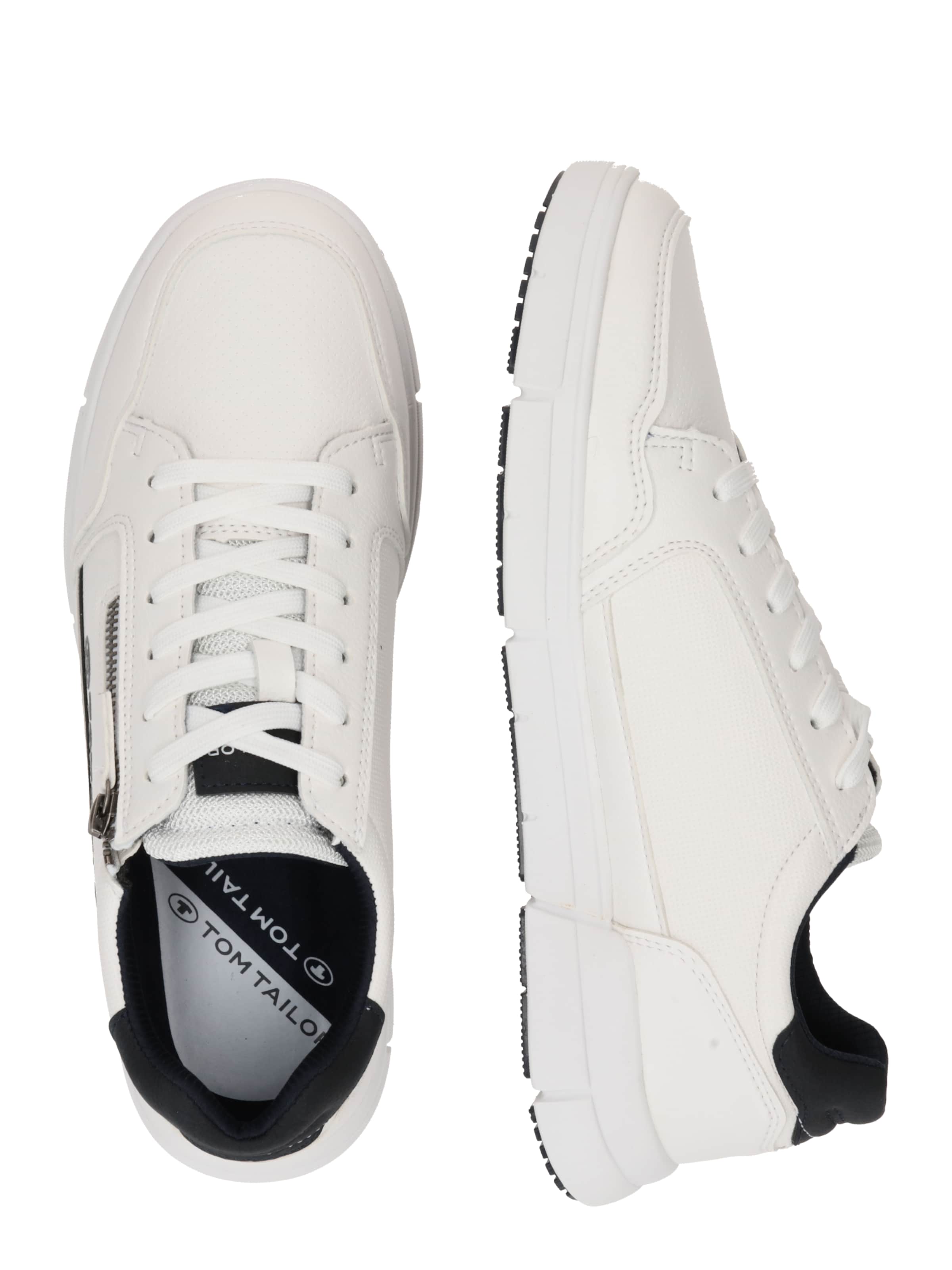 TOM TAILOR Sneaker in Weiß