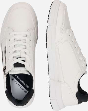 TOM TAILOR - Zapatillas deportivas bajas en blanco