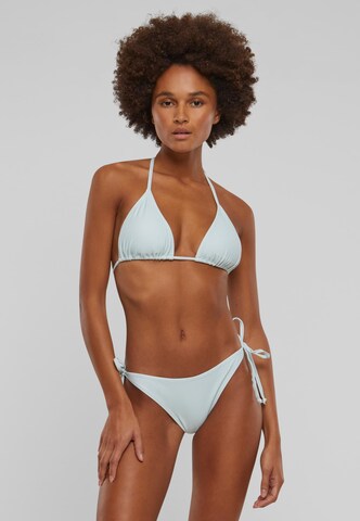 Urban Classics Triangle Bikini in Green: front