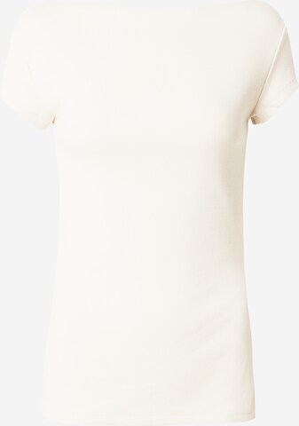 T-shirt TOPSHOP en beige : devant