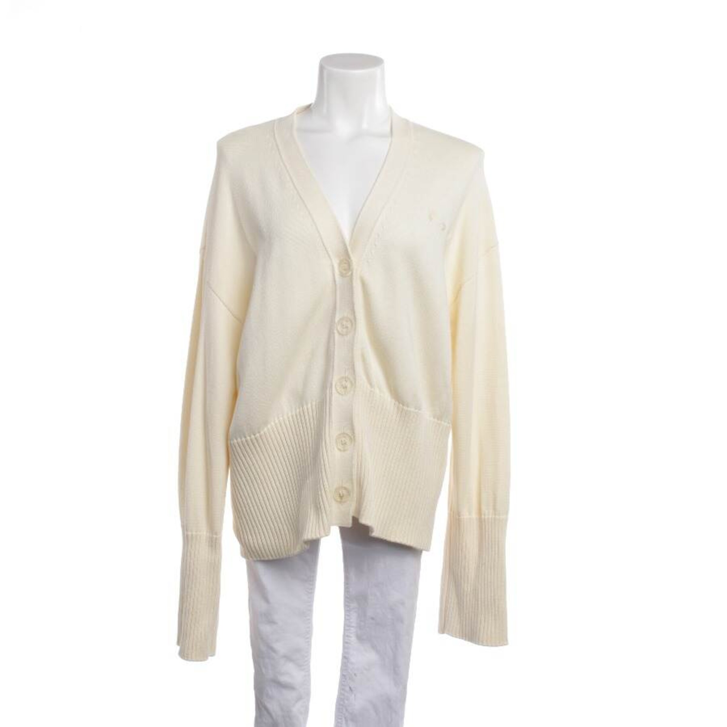 Off-White Pullover / Strickjacke M in Gelb: Vorderseite