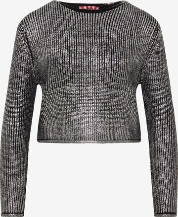 Pull-over myMo ROCKS en argent : devant