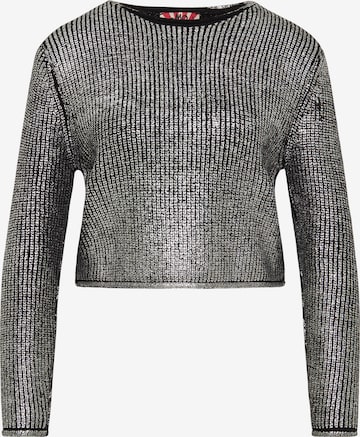 myMo ROCKS Sweater in Silver: front