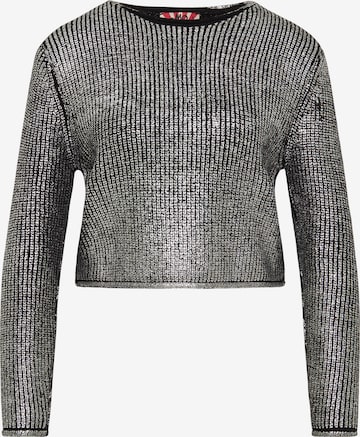 myMo ROCKS Pullover in Silber: predná strana