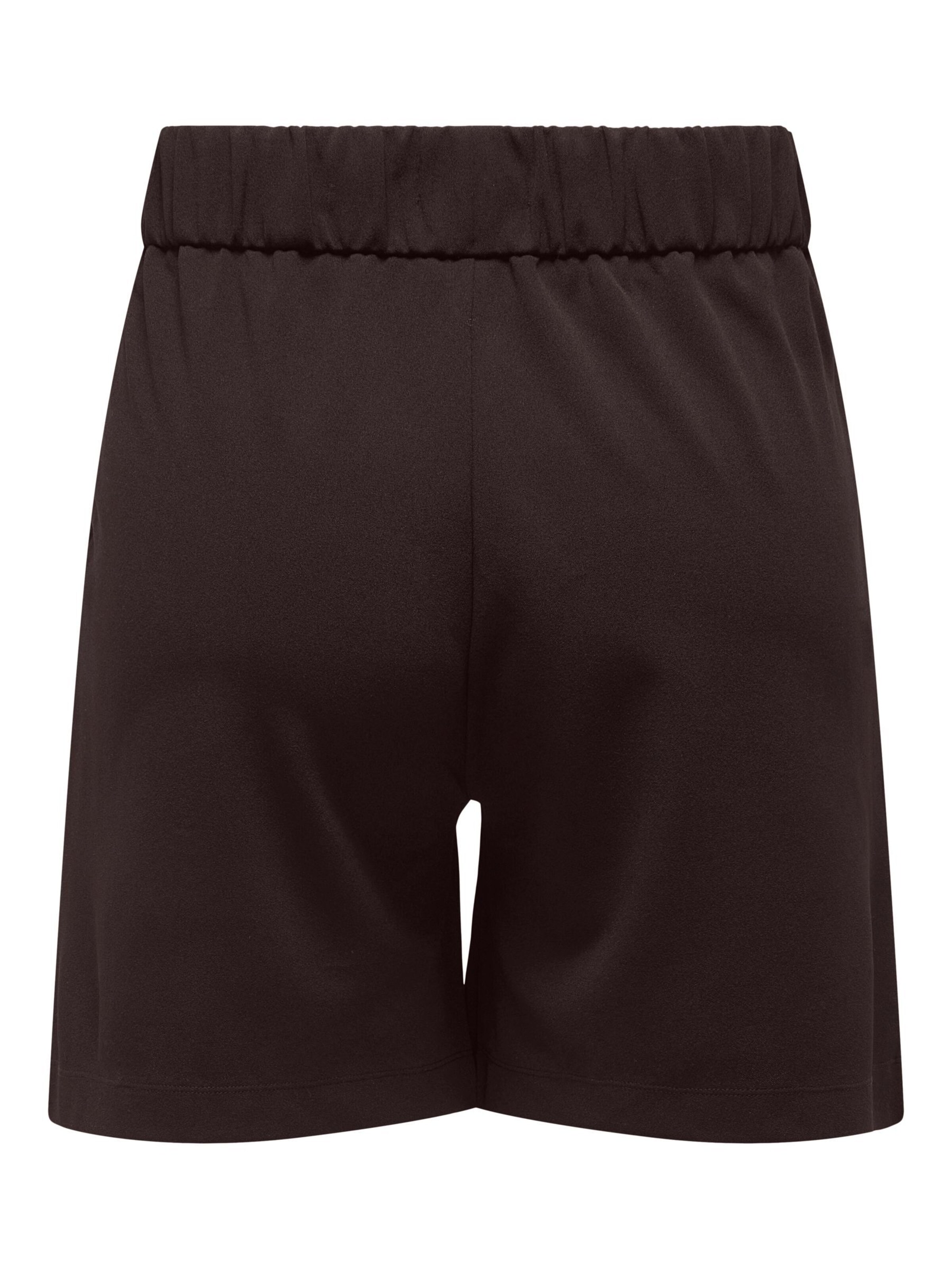 ONLY Carmakoma Regular Pleat-Front Pants in Brown