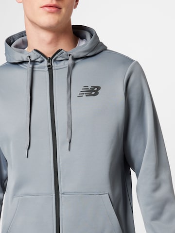 new balance Athletic Fleece Jacket 'Tenacity' in Grey