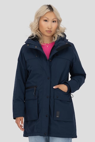 alife & kickin Vinterjakke 'Charlotte' i blå: forside