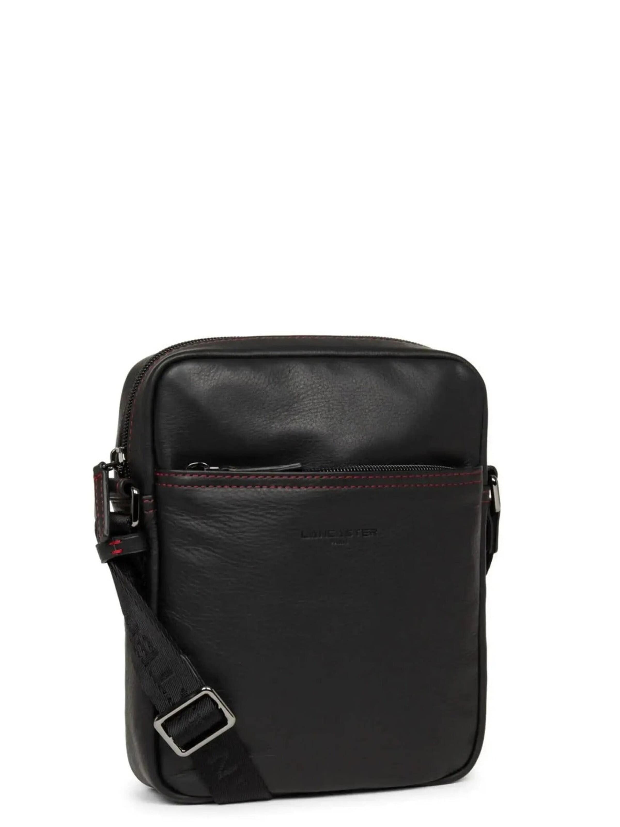 Borsa messenger 'Soft Vintage' di LANCASTER Paris in nero
