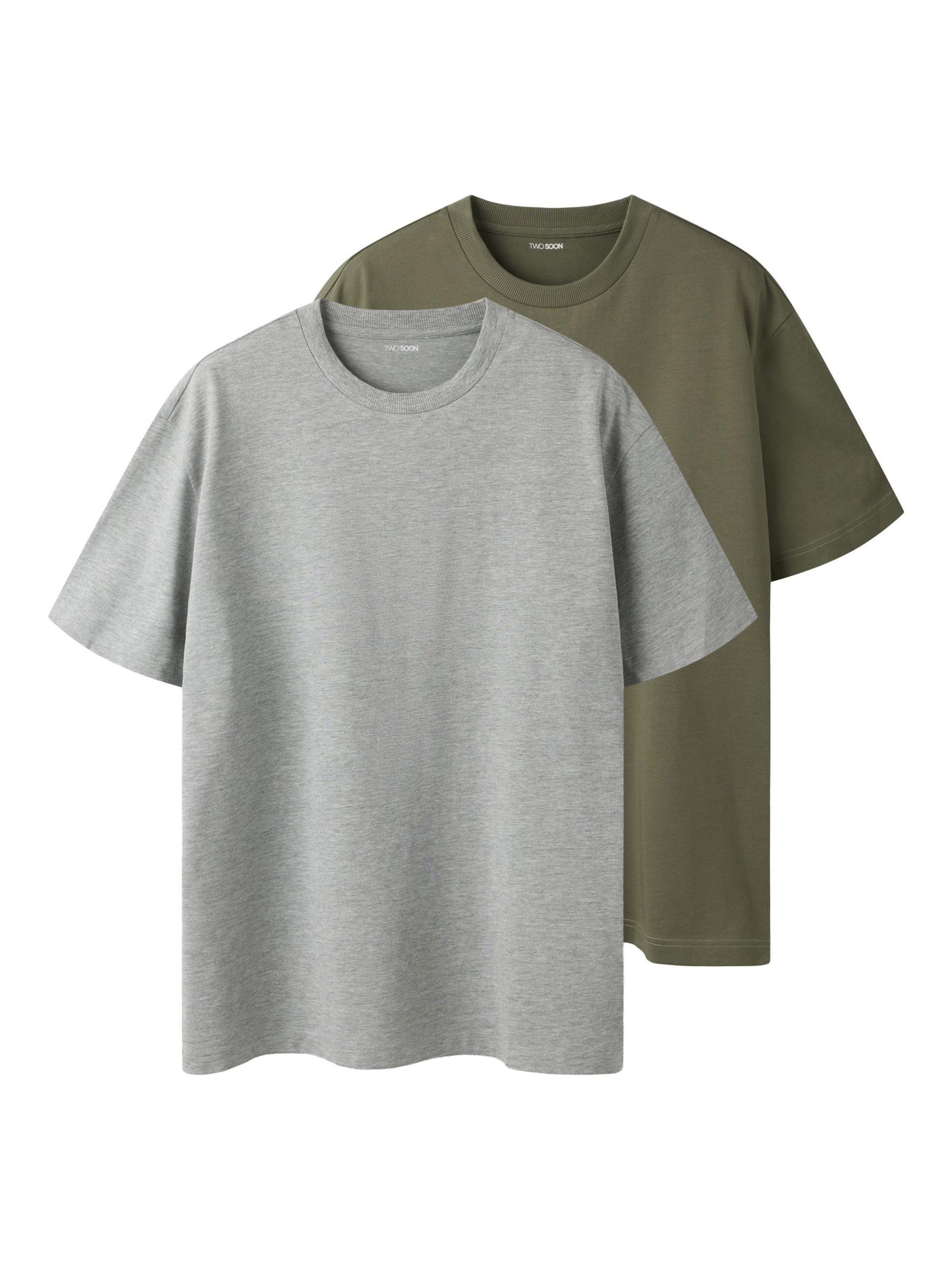 TWO SOON Shirt in Grey: front