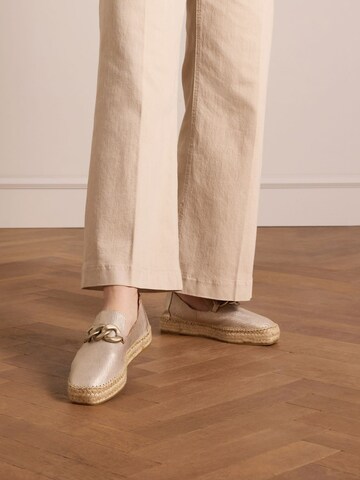 Espadrilles MANFIELD en or