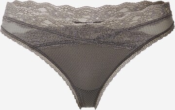 PASSIONATA Thong in Grey: front