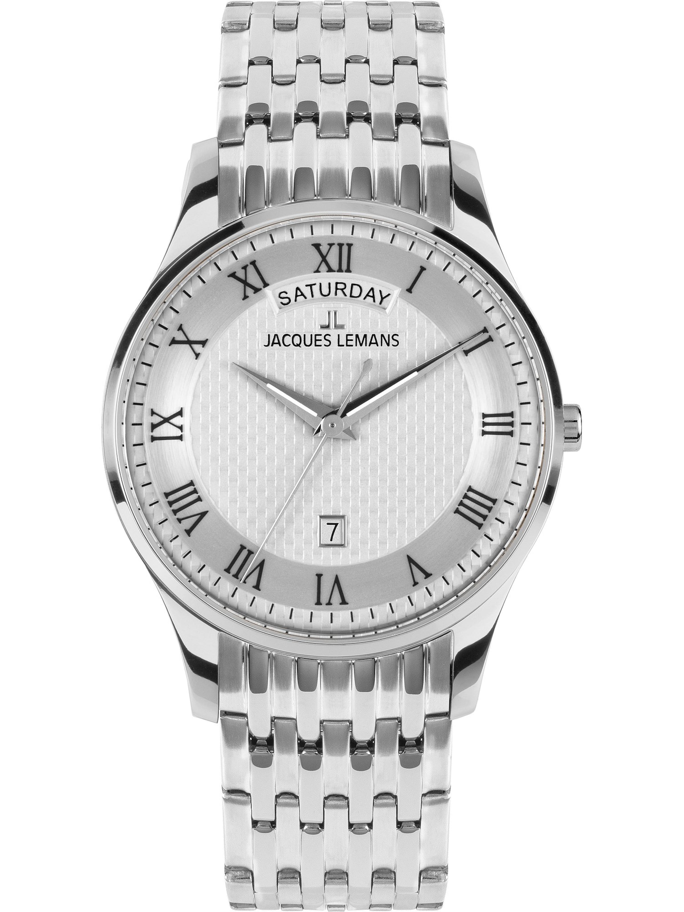 Jacques Lemans Uhr in Silber: Vorderseite