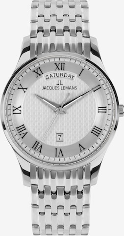 Jacques Lemans Uhr in Silber: Vorderseite