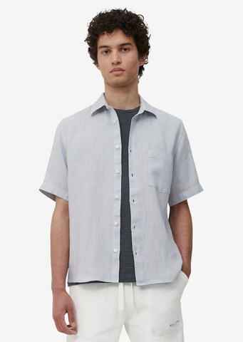 Marc O'Polo Regular fit Button Up Shirt in Blue: front