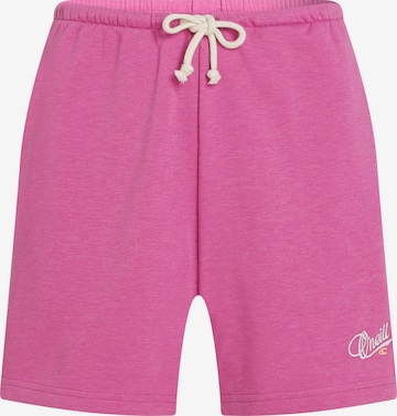 rožinė O'NEILL Standartinis Kelnės 'Essentials': priekis