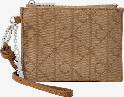 Calvin Klein Kotelo 'Logo Hardware Emblem' koossa One Size värissä khaki, Tuotenäkymä