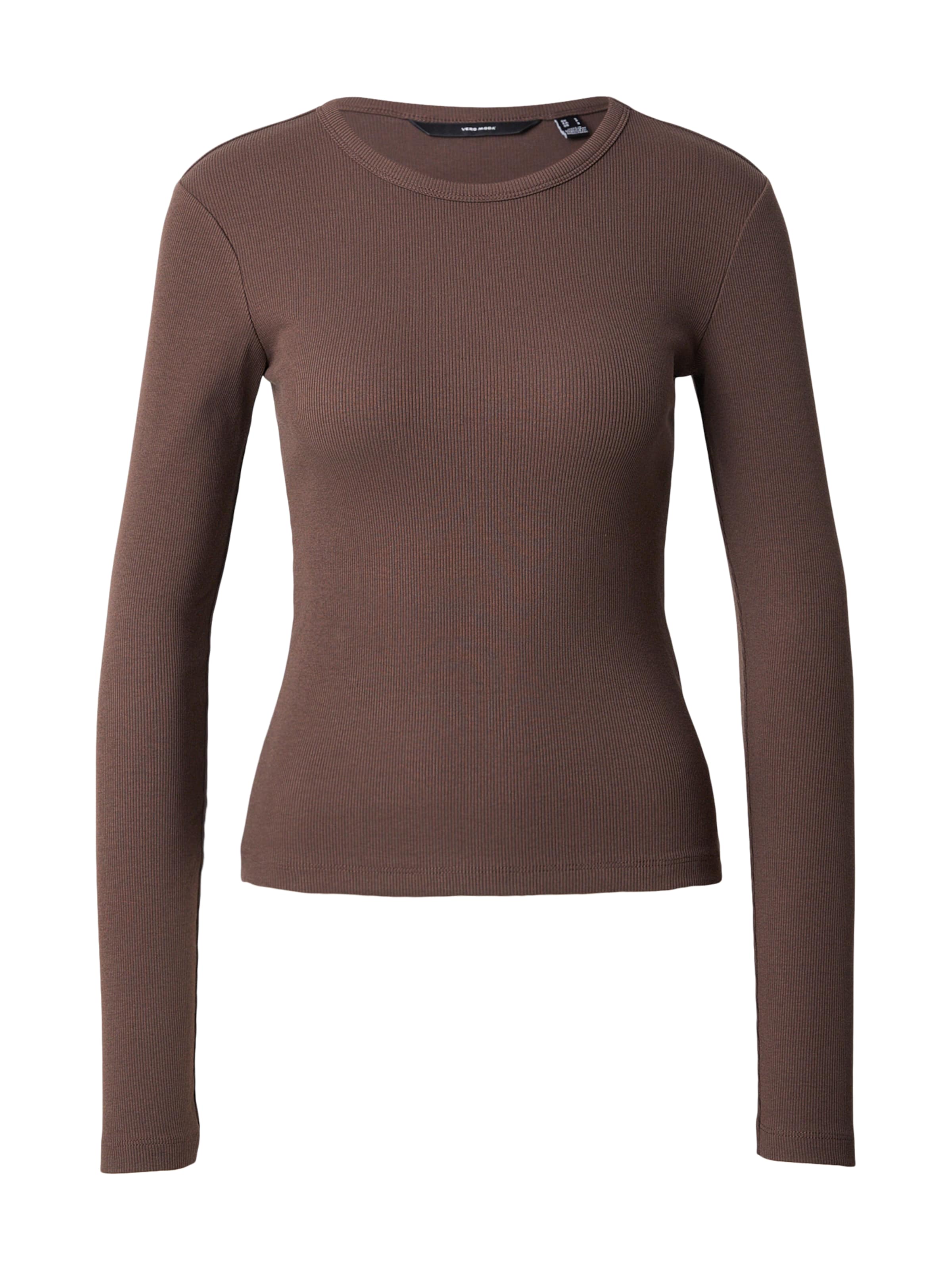 VERO MODA Футболка 'VMCHLOE' в Коричневый: спереди