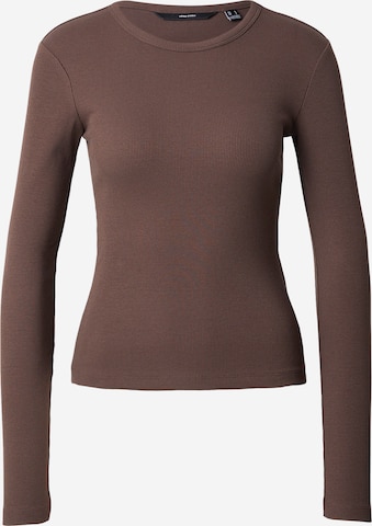 VERO MODA Футболка 'VMCHLOE' в Коричневый: спереди