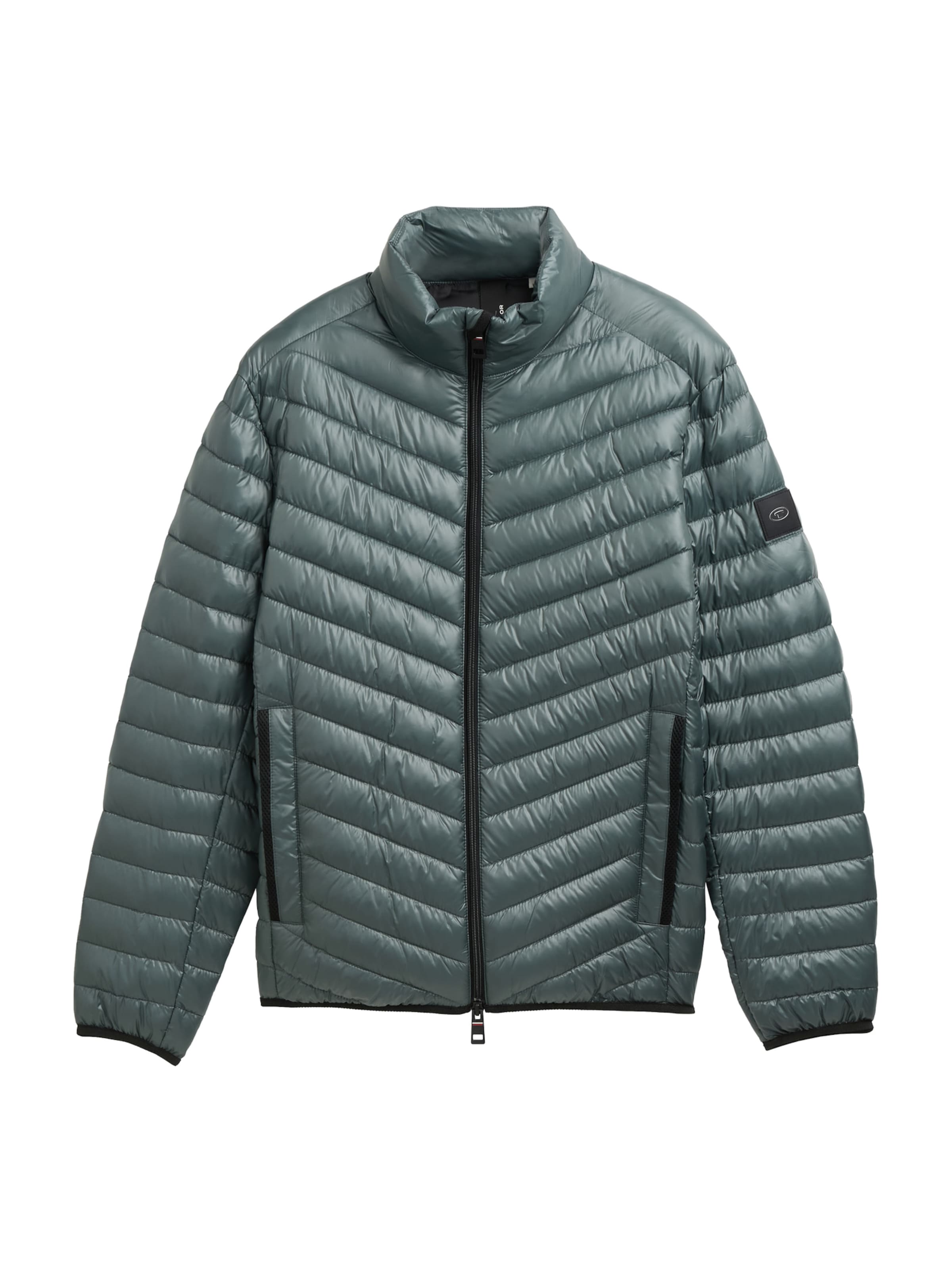 TOM TAILOR Демисезонная куртка в Зеленый: спереди