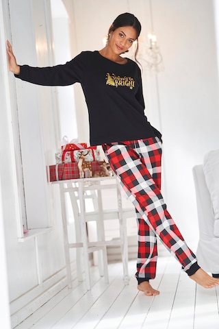 LASCANA Pajama in Black: front